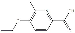 5-Ethoxy-6-methylpyridine-2-carboxylic acid Struktur