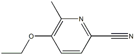 2-Cyano-5-ethoxy-6-methylpyridine Struktur