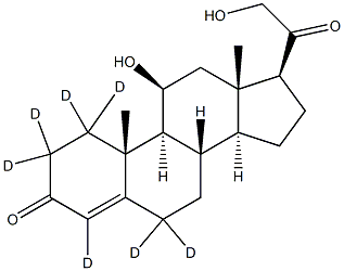 Corticosterone-d7 Struktur