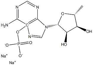 5-adenosine monophosphate disodium salt Struktur