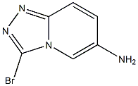 3-bromo-[1,2,4]triazolo[4,3-a]pyridin-6-amine Struktur