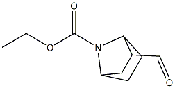 ethyl 2-formyl-7-azabicyclo[2.2.1]heptane-7-carboxylate Struktur