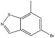 5-Bromo-7-methyl-benzo[d]isothiazole Struktur