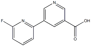 5-(6-fluoropyridin-2-yl)pyridine-3-carboxylic acid Struktur