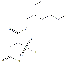 Mono (2-ethylhexyl) sulfosuccinate Struktur