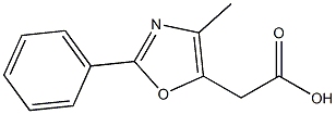 (4-Methyl-2-phenyloxazol-5-yl)-acetic acid Struktur