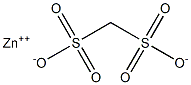 Zinc methyl disulfonate Struktur