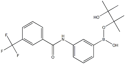 5-[3-(TrifluoroMethyl)benzoylaMino]benzene boronic acid pinacol ester, 95% Struktur