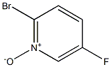 2-broMo-5-fluoropyridine n oxide Struktur