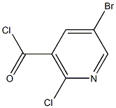 5-broMo-2-chloronicotinoyl chloride Struktur