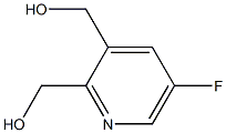 (5-fluoropyridine-2,3-diyl)diMethanol Struktur