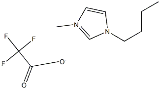 1-butyl-3-methylimidazolium trifluoroacetate Struktur