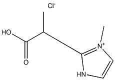 1-carboxyethyl-3-methylimidazolium chloride Struktur