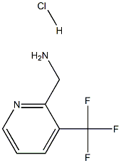 [3-(Trifluoromethyl)pyridin-2-yl]methylamine hydrochloride Struktur