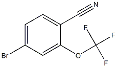 4-Bromo-1-cyano-2-(trifluoromethoxy)benzene Struktur