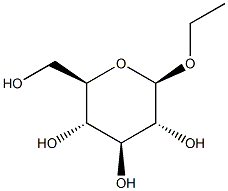 Ethyl b-D-glucopyranoside Struktur