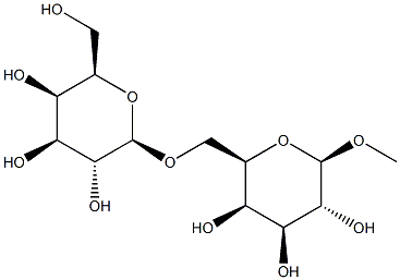 Methyl 6-O-(b-D-galactopyranosyl)-b-D-galactopyranoside Struktur