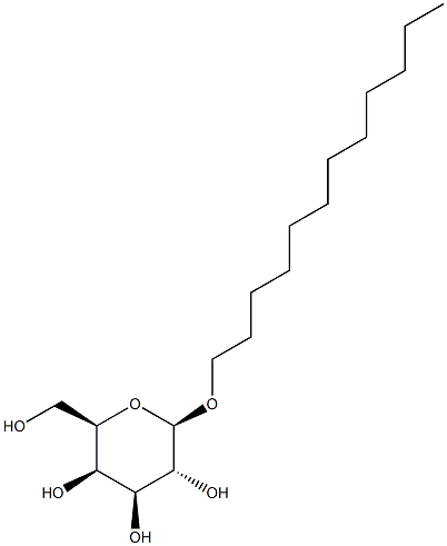 Dodecyl b-D-galactopyranoside Struktur