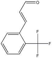 2-trifluoromethylcinnamaldehyde Struktur