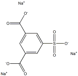 Sodium isophthalate-5-sulfonate Struktur