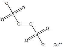 Calcium persulfate Struktur