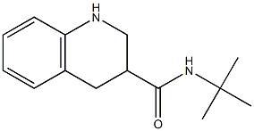 N-tert-butyl, 1.2.3.4-tetrahydroquinoline-3-amide Struktur