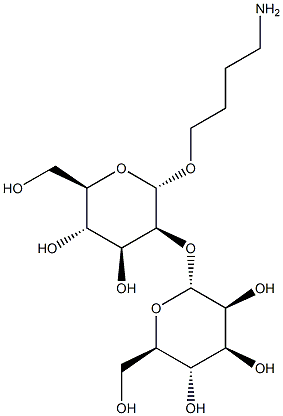 4-氨基丁基2-O-(Α-D-吡喃甘露糖基)-Α-D-吡喃甘露糖苷, , 結(jié)構(gòu)式