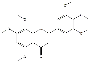 3',4',5',5,7,8-HEXAMETHOXYFLAVONE Struktur