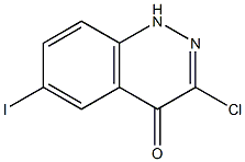 3-Chloro-6-iodo-1H-cinnolin-4-one Struktur