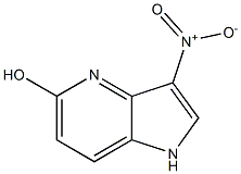 3-Nitro-1H-pyrrolo[3,2-b]pyridin-5-ol Struktur