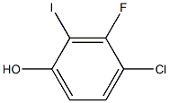 4-Chloro-3-fluoro-2-iodo-phenol Struktur