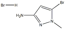 5-bromo-1-methyl-1H-pyrazol-3-amine hydrobromide Struktur