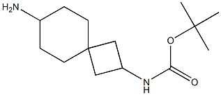 tert-butyl (7-aminospiro[3.5]nonan-2-yl)carbamate Struktur