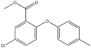 Methyl 2-(p-tolyloxy)-5-chlorobenzoate Struktur