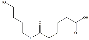 Hexanedioic Acid Mono(4-hydroxybutyl) Ester Struktur