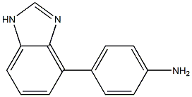 4-(1H-Benzo[d]imidazol-4-yl)aniline Struktur