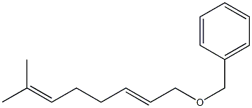 (((7-Methylocta-2,6-dien-1-yl)oxy)methyl)benzene Struktur