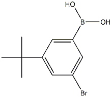 3-Bromo-5-tert-butylphenylboronic acid Struktur