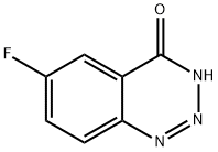 6-Fluoro-3H-1,2,3-benzotriazin-4-one Struktur