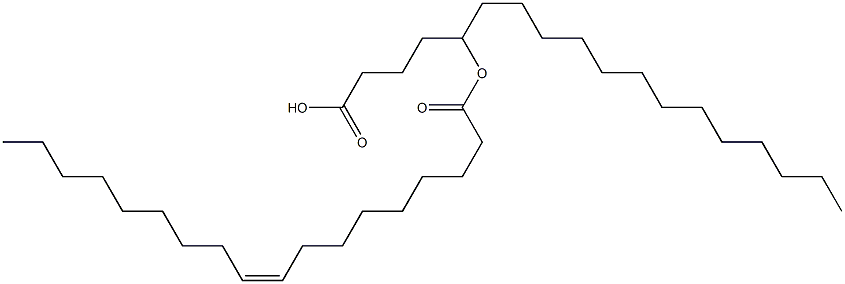 5- (Oleoyloxy)octadecanoic Acid Struktur