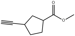 METHYL 3-ETHYNYLCYCLOPENTANE-1-CARBOXYLATE Struktur