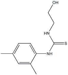 N-(2,4-DIMETHYLPHENYL)-N'-(2-HYDROXYETHYL)THIOUREA Struktur