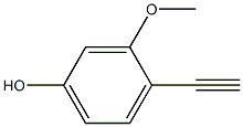 4-ETHYNYL-3-METHOXY-PHENOL Struktur