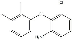 3-CHLORO-2-(2,3-DIMETHYLPHENOXY)ANILINE Struktur