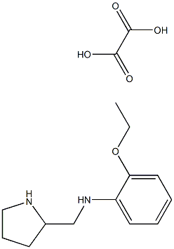 2-ETHOXY-N-(PYRROLIDIN-2-YLMETHYL)ANILINE OXALATE Struktur