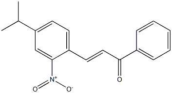 4Isopropyl-2-NitroChalcone Struktur