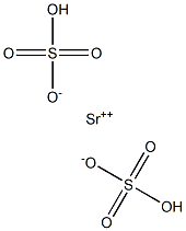 Strontium bisulfate Struktur