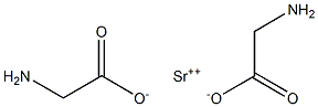 Strontium diglycine Struktur