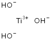 Titanium(III) hydroxide Struktur