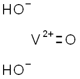 Vanadyl(IV) hydroxide Struktur